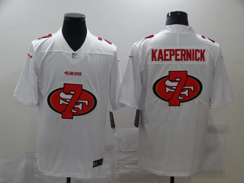 Men's San Francisco 49ers Colin Kaepernick #7 White Alternate Jersey